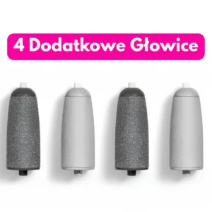4x Dodatkowe głowice do pilnika elektrycznego Orvela