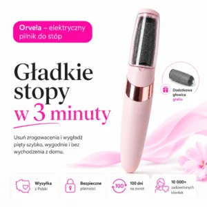 Orvela Silk 2.0 Pro- elektryczny pilnik do stóp
